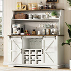 REVOMINCA 47 Inch Farmhouse Coffee Bar Cabinet by Revominca