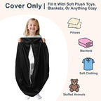 Lukeight Stuffed Animals Storage Bean Bag Chair Cover - Image 3