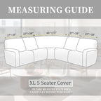 100% Waterproof Sectional Recliner Couch Covers - Image 3