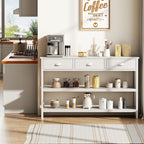 Furologee White Long 47" Console Sofa Table - Image 8