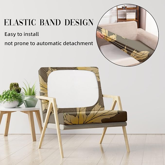 8Pcs Outdoor Cushion Covers, Elastic Patio Cushion Covers | Washable, - Image 5