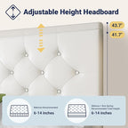 Allewie Upholstered Full Size Platform Bed Frame - Image 4