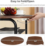 VINGLI 31.5" Drop Leaf Dining Table Set - Image 5