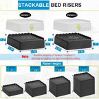 Bed Risers 1 inch, 2 inch, 3 inch, 4 inch Heavy Duty, Adjustable Furniture Riser - Image 2