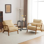 Karl home Mid-Century Modern Accent Chair, Living Room Chairs - Image 7