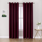 ChrisDowa Blackout Curtains for Bedroom and Living Room 72 Inches Long | 2 by ChrisDowa