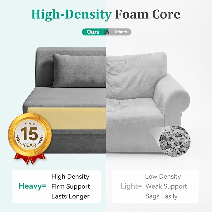 Fold Out Chair Bed, Folding Sofa Bed, 3 in 1 Convertible Sleeper Chair Bed - Image 9