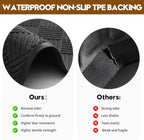 Front Door Mat, Heavy Duty Waterproof Doormat 35.5"x24", Stain Fade Resistant - Image 5