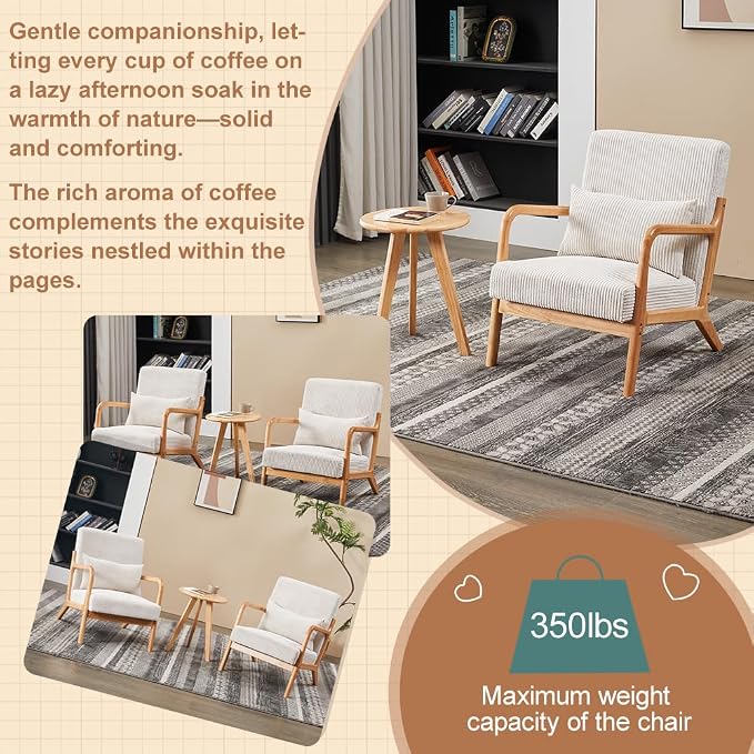 Mid-Century Modern Accent Chair - Image 4