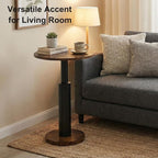 LAATOOREE Round Side Table, Accent Drink Coffee Table, Spacious Top, Thick - Image 7