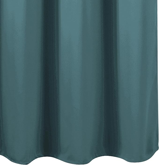 Blackout Curtains 66 x 95 inch/Sea Teal Curtains Set of 2 Panels/Thermal - Image 9