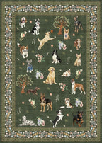 Dark Green Small Entry Rug 24x17 inch - Image 6