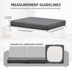 12Pcs Outdoor Cushion Covers, Elastic Patio Cushion Covers | Washable, - Image 2