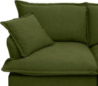 6 Seat U Shape Modular Sectional Couch Sofa - Image 8