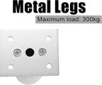 Set of 4 Furniture Legs 7.87 Inch, Adjustable Aluminum Alloy Cabinet Legs - Image 5