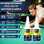 Pool Cue Tip Glue 100g, Quick Dry Billiard Cue Tip Glue - Image 3