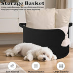 115L Extra Large Blanket Basket, Woven Rope Laundry Basket Hamper - Image 6