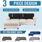 H.VERSAILTEX Backrest Cushion Covers Sectional Couch Back Cushion Covers - Image 8
