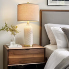 G-SAFAVA 24.25" Table Lamps Set of 2 Modern Ceramic Lamps - Image 7
