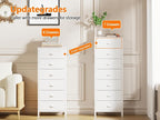 Furnulem White Tall Dresser for Bedroom - Image 7