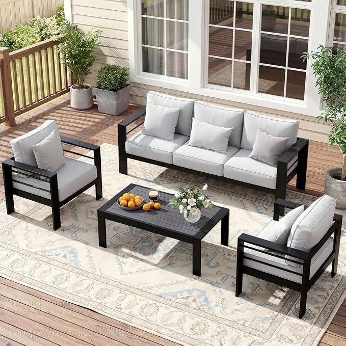 Solaste Aluminum Patio Furniture Set by Solaste