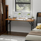 TEMI Long Computer Desk Folding Table - Image 2