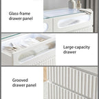 senlin Fluted 6 Drawer Dresser, - Image 5