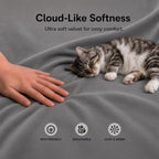 LOllON Velvet Couch Cover for Cats Dogs Kids - Image 4