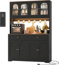 HIFIT 71" LED Kitchen Pantry Cabinet by HIFIT