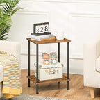 HOOBRO End Tables Set of 2, Small Side Table, Nightstand - Image 8