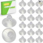 20 Pack 18mm/0.7" Transparent Anti-Collision Suction Cups by Unknown