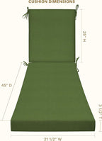 Honeycomb Outdoor Chaise Lounge Cushion - Image 2
