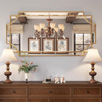 Kelly Miller Gold Traditional Mirror - Image 2