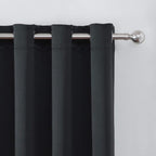 Blackout Curtains 66 x 84 inch/Black Curtains Set of 2 Panels/Thermal Insulated - Image 7