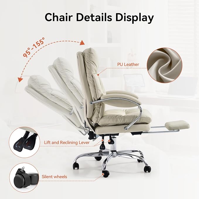 LEAGOO Massage Heated Office Chairs - Image 7