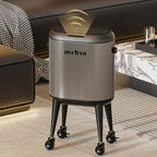 Stainless Steel Slim Bathroom Motion Sensor Trash Can by mrbin