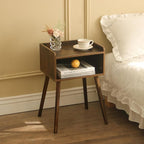 MaxSmeo Nightstand, Mid Century Modern Side Table Bedroom by MaxSmeo