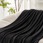 Exclusivo Mezcla Large Waffle Fleece Throw Blanket - Image 6