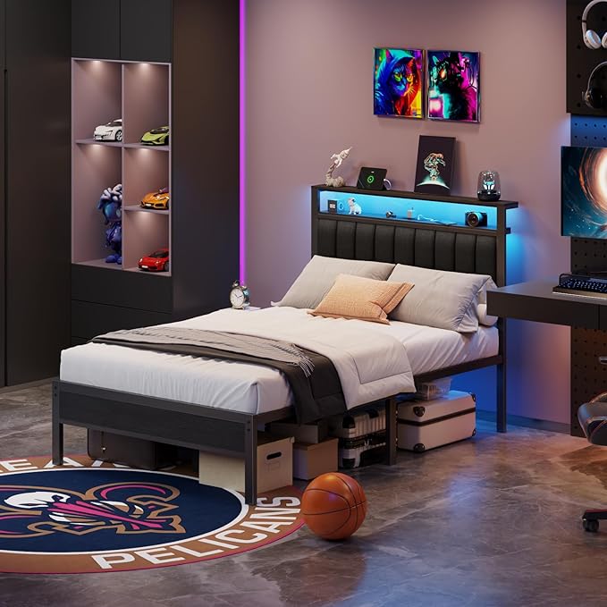 Furnulem Full Size Bed Frame - Image 4