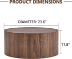 23.6'' Modern Round Coffee Table - Image 2
