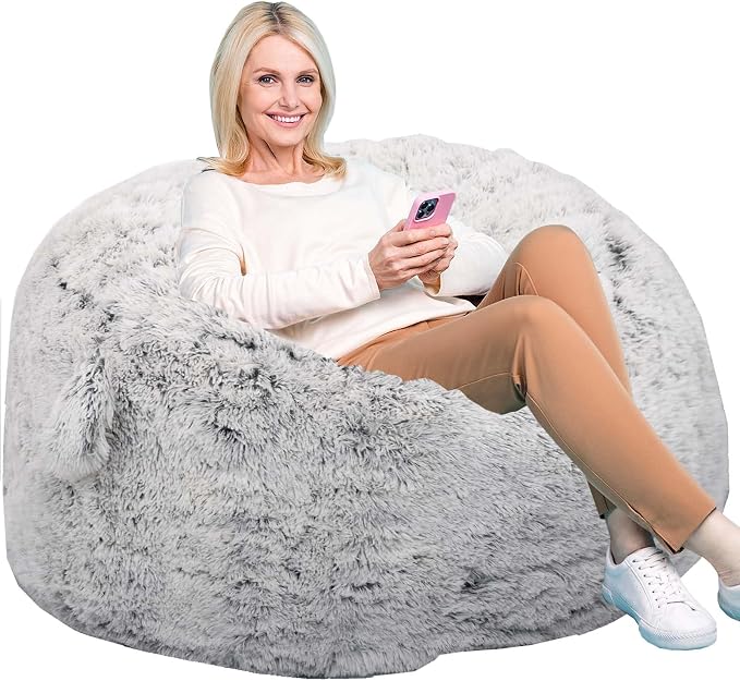 Bean Bag Chairs, Memory Foam Stuffing Bean Bag Chair by Unknown