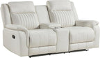 Lexicon Manual Double Reclining Loveseat, Polished Microfiber Manual Wall - Image 9