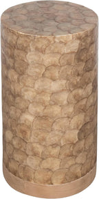 East at Main Capiz Shell Martini Table – Tea Brown Accent Table, Small - Image 4