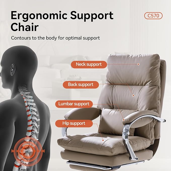 LEAGOO Reclining Office Chair - Image 4