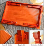 Korean Solid Wood Orange Coffee Table - Image 3