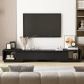 AGOTENI Expandable TV Stand Media Console Table, Modern Entertainment Center by AGOTENI