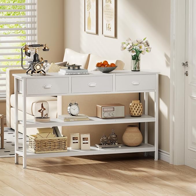 Furologee White Long 47" Console Sofa Table - Image 6