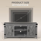 YESHOMY Modern Farmhouse TV Stand - Image 2