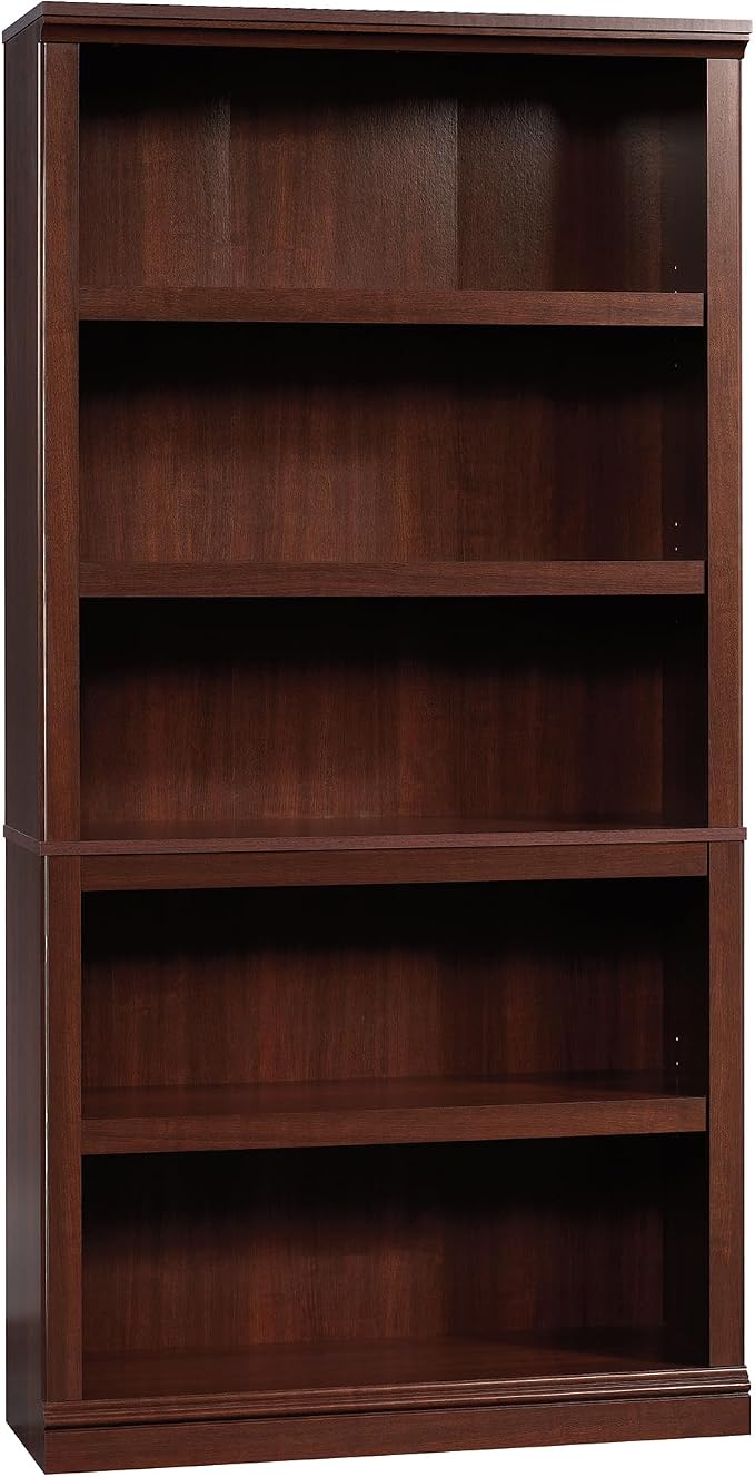 Sauder Miscellaneous Storage 5-Shelf Bookcase/ Book shelf, Select Cherry finish by SAUDER%C2%AE