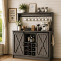 4ever2buy Farmhouse Coffee Bar Cabinet by 4ever2buy